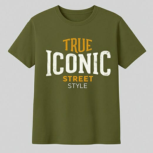 TRUE ICONIC Street Style T-Shirt – Bold Urban Vibes