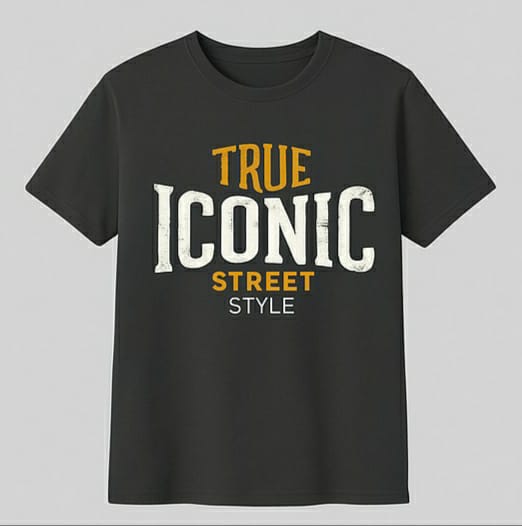TRUE ICONIC Street Style T-Shirt – Bold Urban Vibes